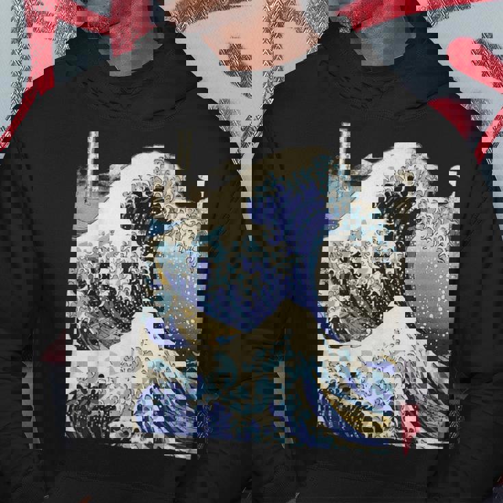 Vintage Japonés Tatuaje Arte Kanagawa La Gran Ola Sudadera Regalos divertidos