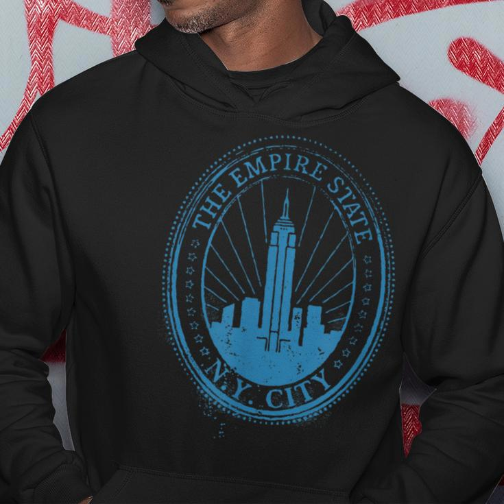Vintage Look Empire State Building Hoodie Unique Gifts