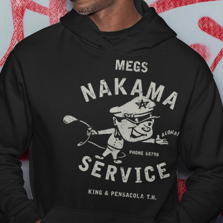 Vintage Megs Nakama Gas Station Reversed Clay Attendant Hoodie Unique Gifts