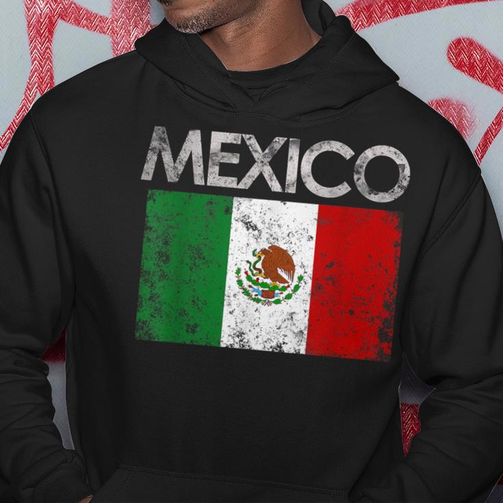 Vintage Mexico Mexican Flag Pride Hoodie Unique Gifts