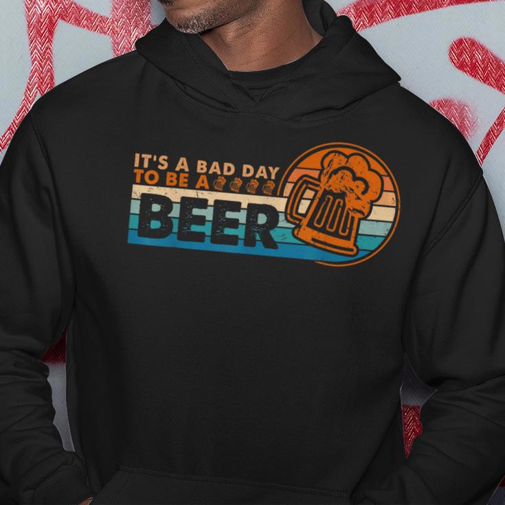 Vintage Retro It's A Bad Day To Be A Beer 60S 70S Style Hoodie Unique Gifts