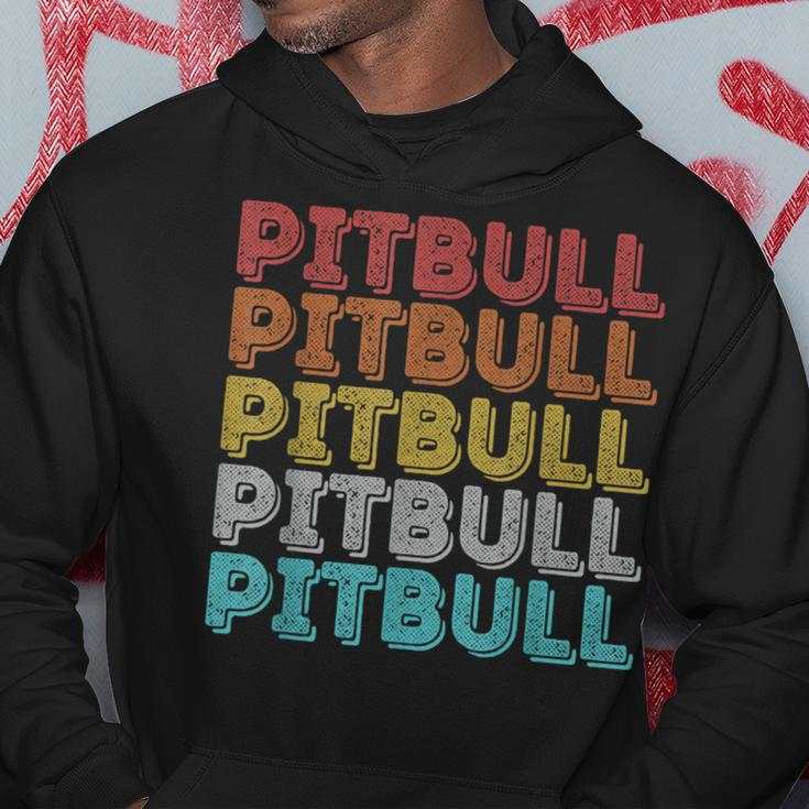 Vintage Retro Pitbull Hoodie Personalized Gifts