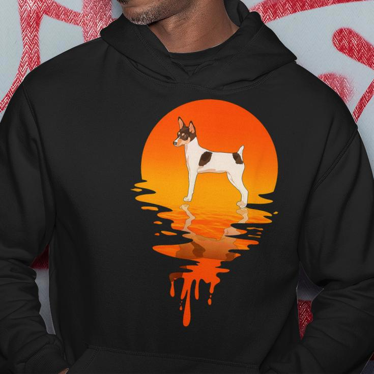 Vintage Retro Style Toy Fox Terrier Hoodie Unique Gifts