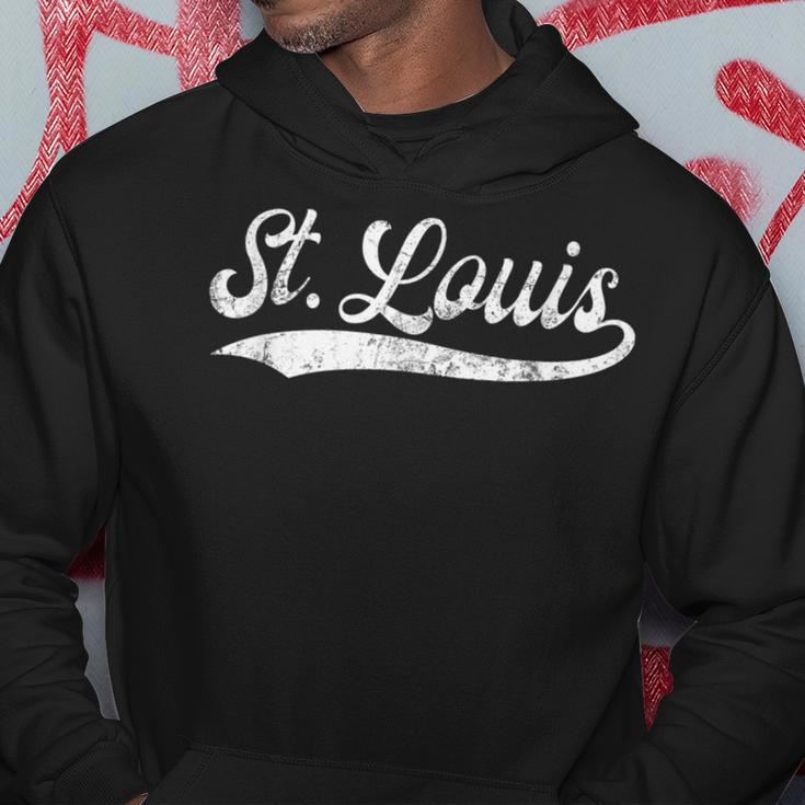 Vintage St Louis Missouri Distressed Mo Apparel Hoodie Unique Gifts