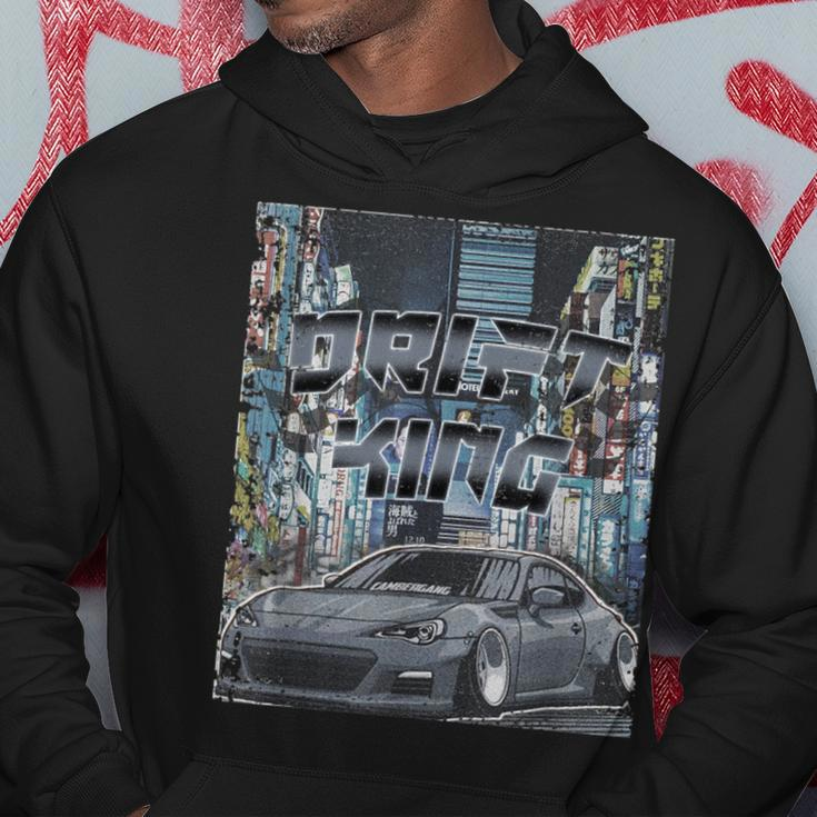 Vintage Streetwear Drift Car Graphic Apparel Hoodie Unique Gifts