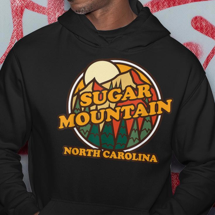 Vintage Sugar Mountain North Carolina Mountain Hiking Print Hoodie Unique Gifts