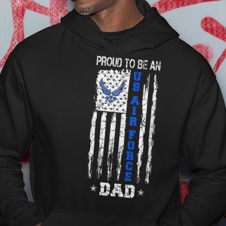 Vintage Usa Flag Proud To Be An Us Air Force Dad Hoodie Funny Gifts