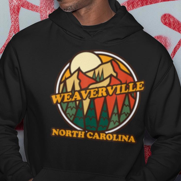 Vintage Weaverville North Carolina Mountain Hiking Souvenir Hoodie Unique Gifts