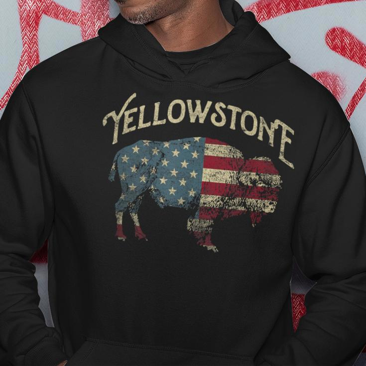 Vintage Yellowstone National Park Retro Hoodie Unique Gifts