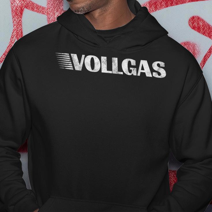 Vollgas Saufen Party Motorsport Hoodie Lustige Geschenke