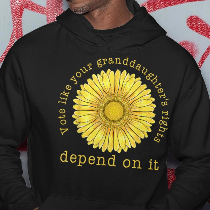 Vote Like Your Granddaughter's Rights Depend On It Feminis Hoodie Unique Gifts
