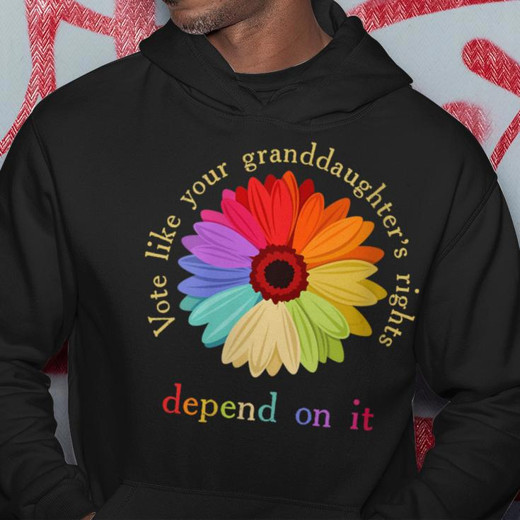 Vote Like Your Granddaughter's Rights Depend On It Hoodie Unique Gifts