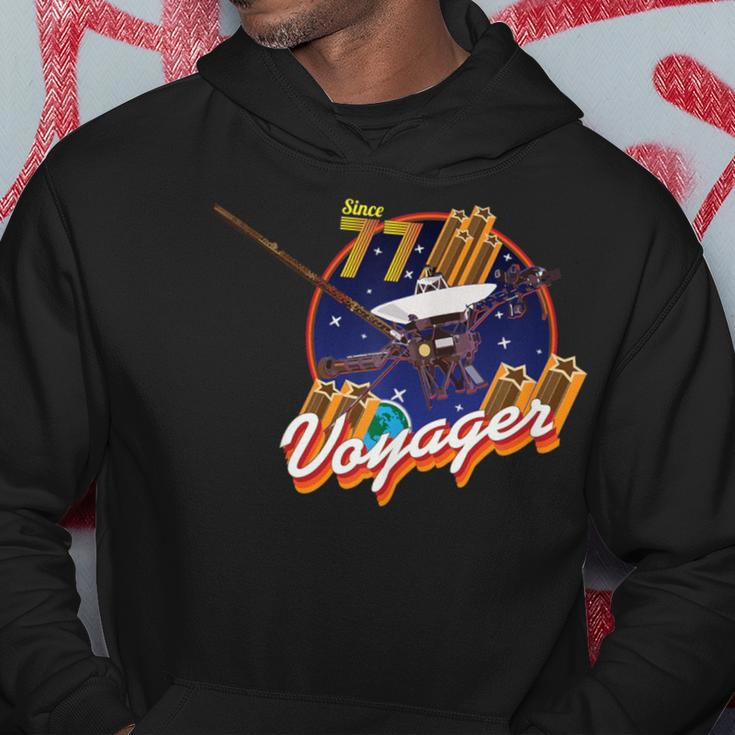 Voyager Space Probe 1977 Vintage Album Cover Hoodie Unique Gifts
