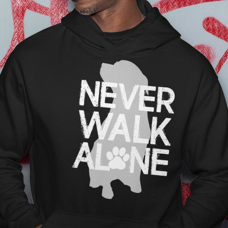 Never Walk Alone Dog Lover For Dog Lovers Hoodie Unique Gifts