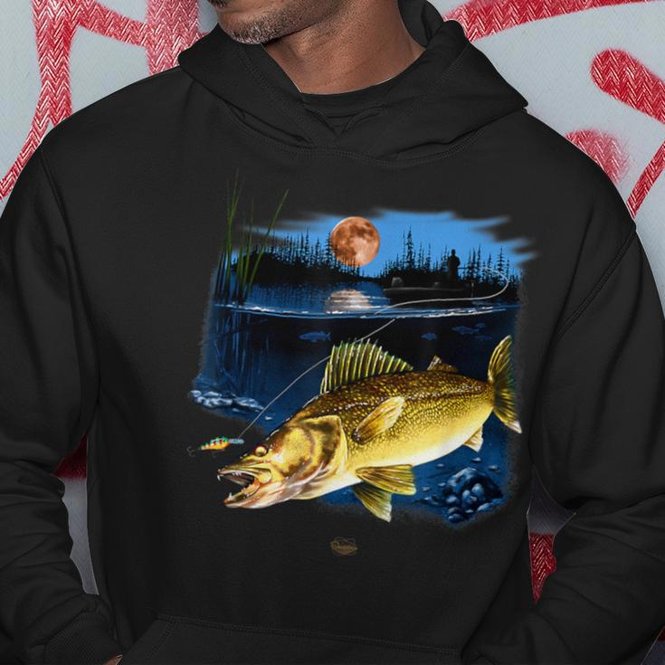 Walleye Fishing For Men Hoodie Unique Gifts