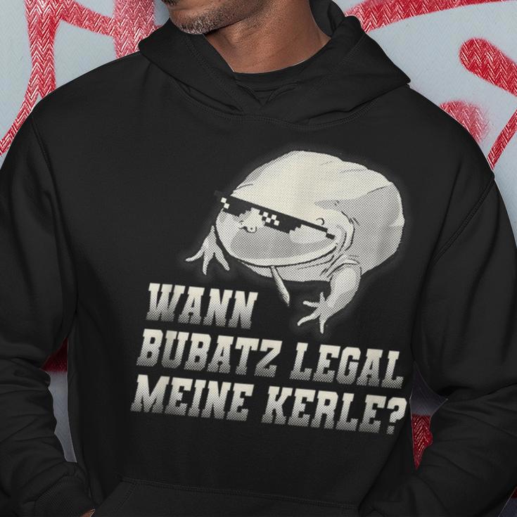 Wann Bubatz Legal Meine Kerle Retro Hoodie Lustige Geschenke