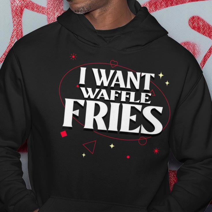 I Want Waffle Fries Meme Hoodie Unique Gifts