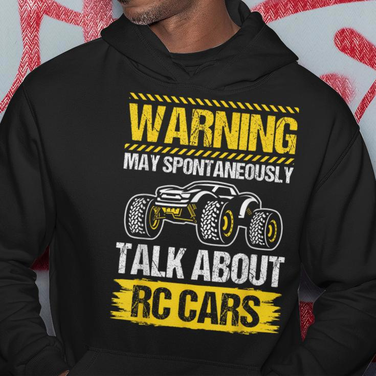 Warning May Spontaneously Talk About Rc Cars Rc Car Lovers Hoodie Unique Gifts