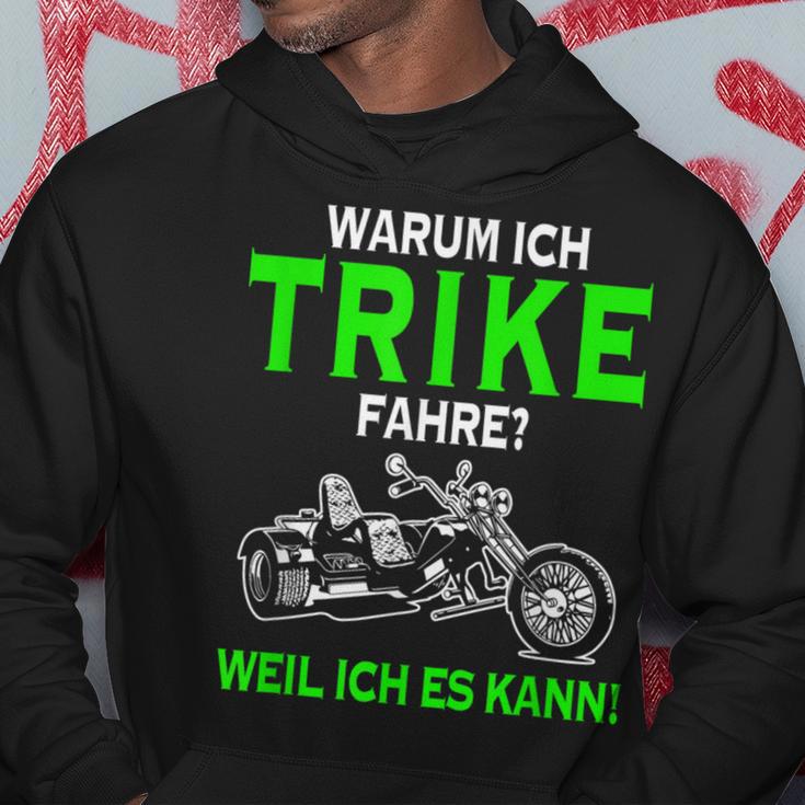 Warum Ich Trike Fahre Weil Ich Es Kann Tricycle Kapuzenpullover Lustige Geschenke