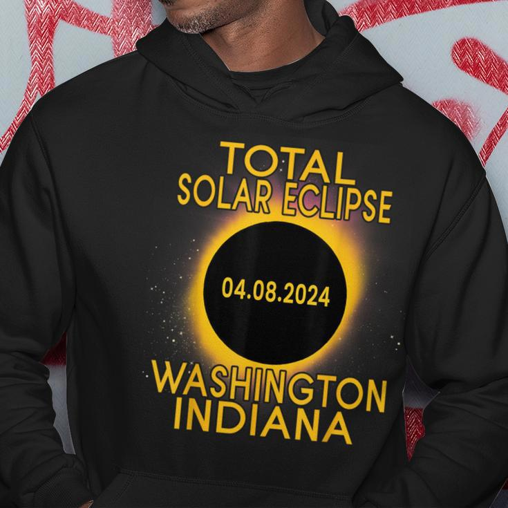 Washington Indiana Total Solar Eclipse 2024 Hoodie Funny Gifts