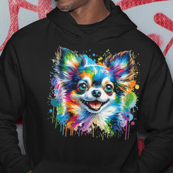 Watercolor Colorful Chihuahua Dogs Hoodie Funny Gifts