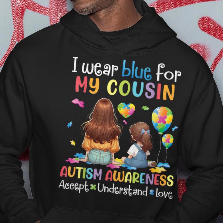 I Wear Blue For My Cousin Autism Accept Understand Love Hope Hoodie Unique Gifts