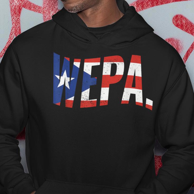 Wepa Proud Puerto Rican Latino Pride Latina Puerto Rico Flag Hoodie Unique Gifts