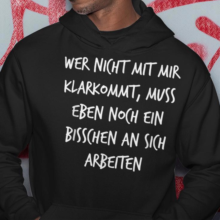 Wer Nicht Mit Mir Klarkommt Saying Nager Hoodie Lustige Geschenke