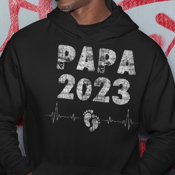 Werdender Papa 2023 Frischgebackener Papa 2023 Birth Dad Hooded Jacket Kapuzenpullover Lustige Geschenke