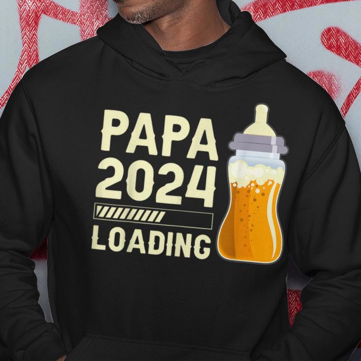 'Werdender Papa Zututkunft Papa Papa 2024 Loading' Kapuzenpullover Lustige Geschenke