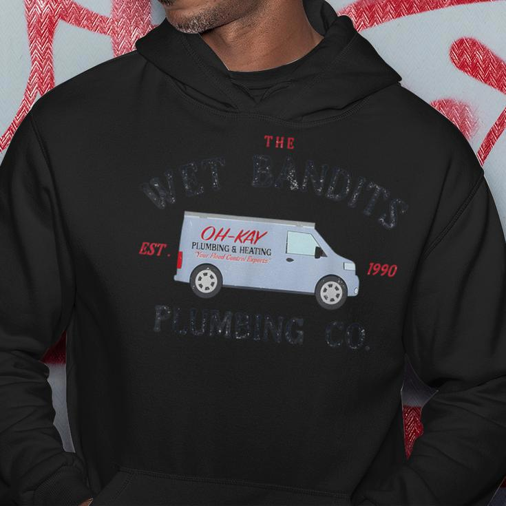 The Wet Oh Kay 90S Plumbing Bandits And Heating Hoodie Unique Gifts