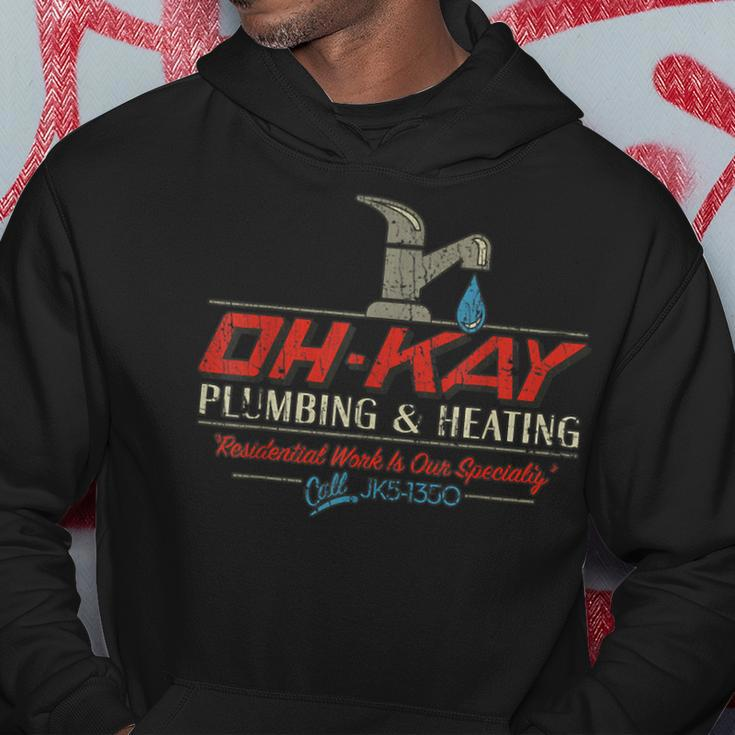 The Wet Plumbing 1990 Vintage Oh Kay Bandits And Heating Hoodie Unique Gifts