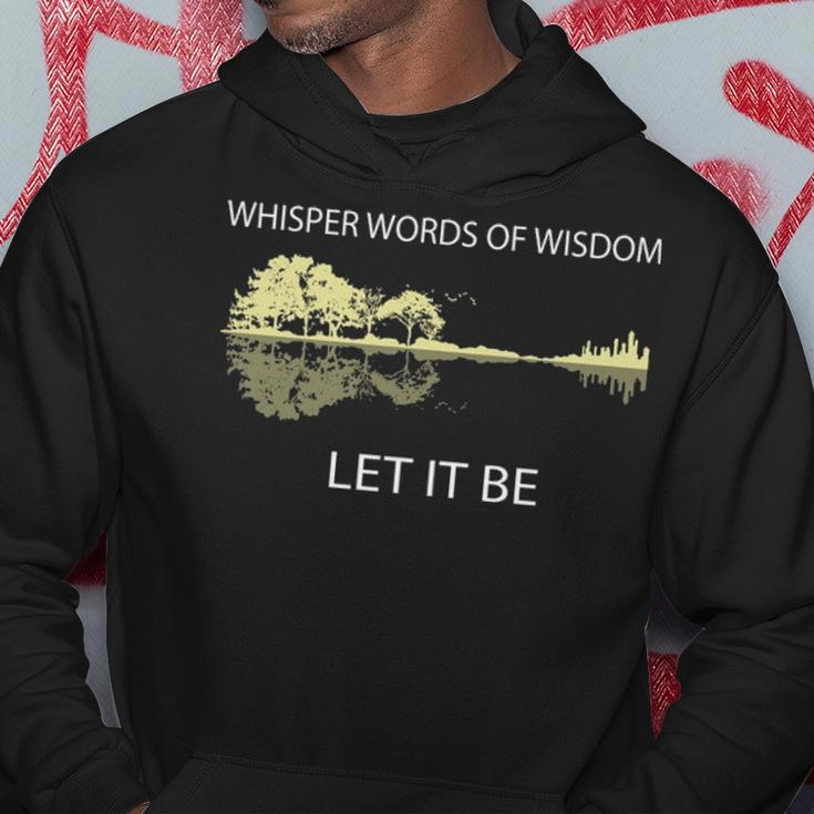 Whisper Words Of Wisdom Let It Be Guitar Lake Shadow Hoodie Unique Gifts