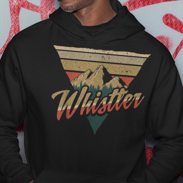 Whistler Blackcomb Mountain Illustration Vacation Souvenir Hoodie Unique Gifts