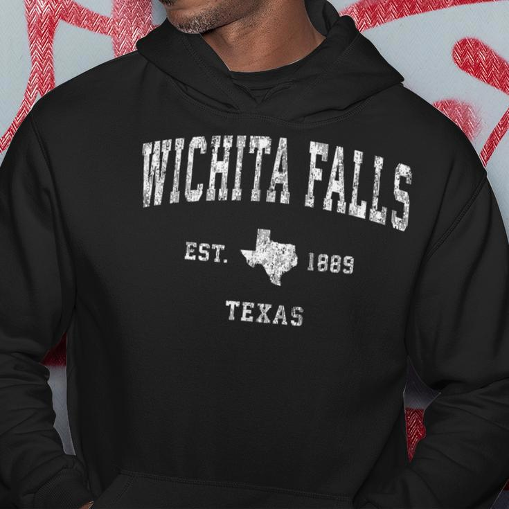 Wichita Falls Texas Tx Vintage Athletic Sports Hoodie Unique Gifts