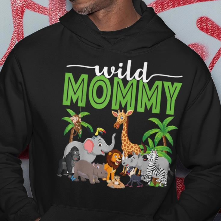 Wild Mommy Zoo Born Two Be Wild B-Day Safari Jungle Animal Hoodie Unique Gifts