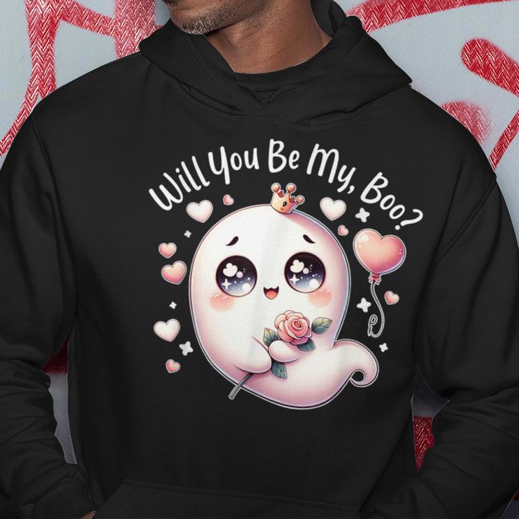 Will You Be My Boos Ghost Valentines Day Hoodie Unique Gifts