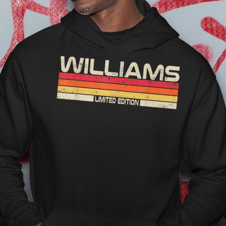 Williams Surname Birthday Family Reunion 80S 90S Sunset Hoodie Funny Gifts