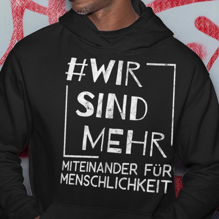 Wirsind Mehr Miteinander Für Menschheit Anti-Hass Hoodie Lustige Geschenke