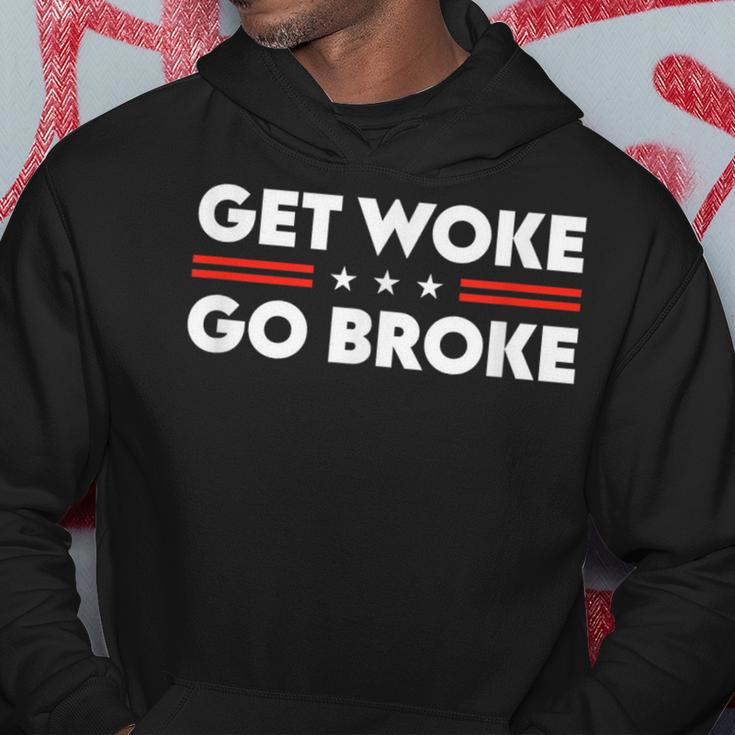 Get Woke Go Broke Unwoke Meme S Kapuzenpullover Lustige Geschenke