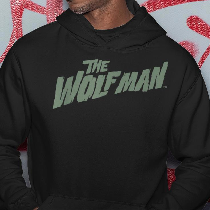 The Wolf Man Original With Green Font Hoodie Unique Gifts