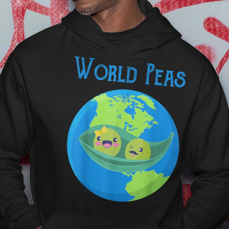 World Peas Peace Give Peas A ChanceEarth Day Hoodie Unique Gifts