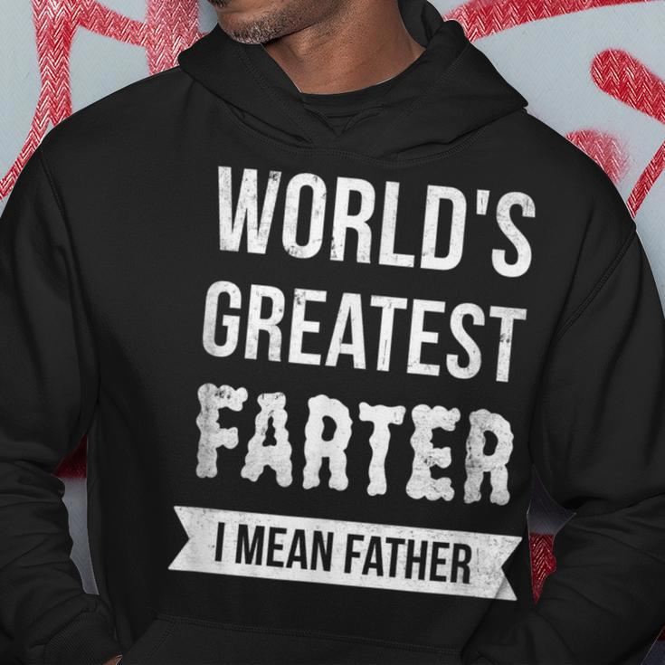 World's Greatest Farter I Mean Father Dad Vintage Look Hoodie Unique Gifts