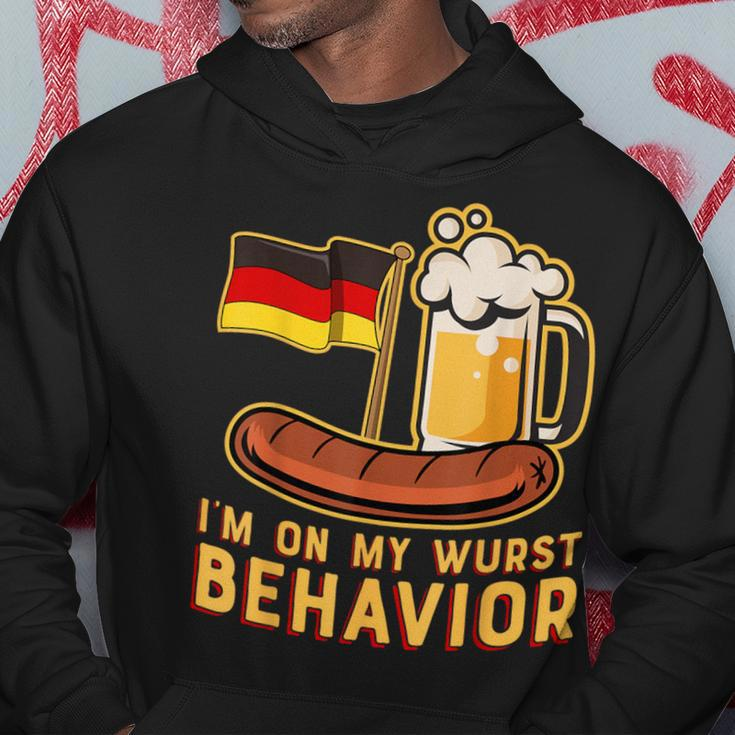 Wurst Behavior German Oktoberfest Beer Hoodie Funny Gifts