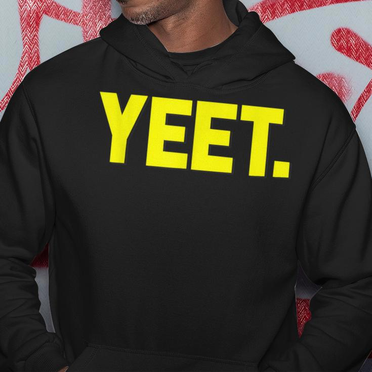Yeet Meme Retro Bright Yellow Millennial Meme Hoodie Unique Gifts
