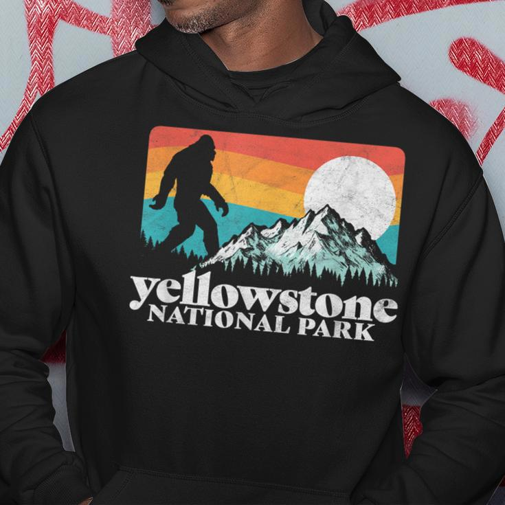 Yellowstone National Park Bigfoot Mountains Hoodie Unique Gifts