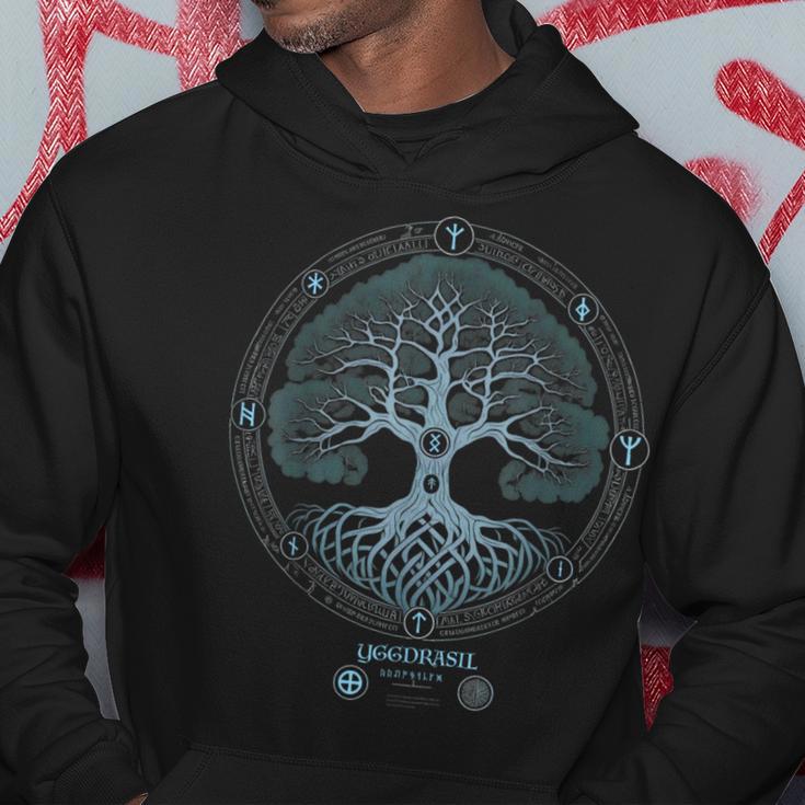 Yggdrasil Tree Of Life Viking Runes Celtic Norse Symbols Hoodie Unique Gifts