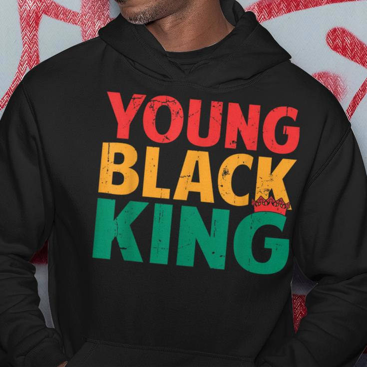 Young Black King African American Black Heritage Afro Boys Hoodie Funny Gifts