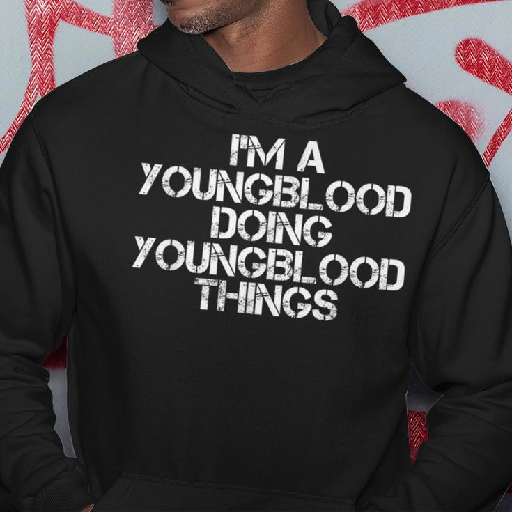 Youngblood Surname Family Tree Birthday Reunion Hoodie Funny Gifts