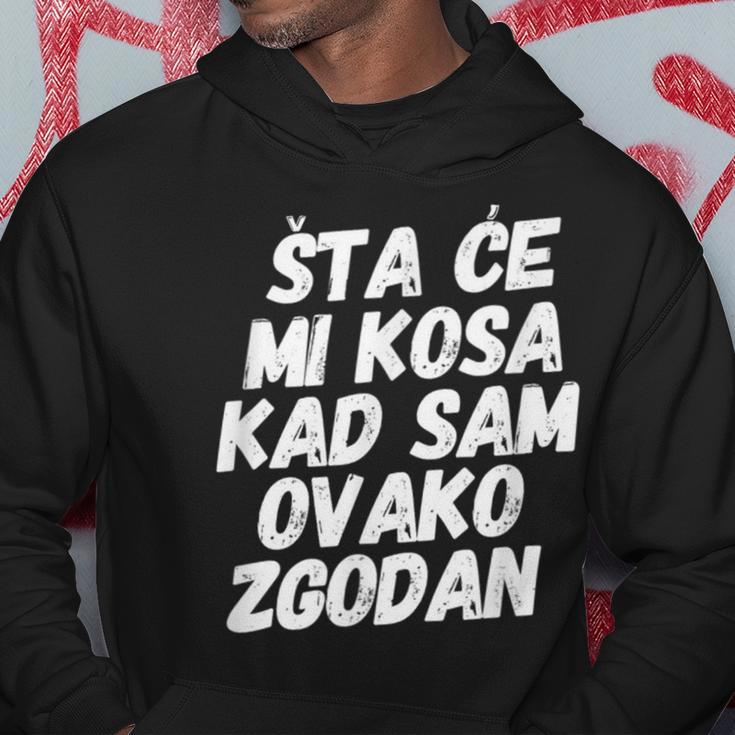 Zgodan Bosna Hrvatska Srbija Jugo Balkan Kapuzenpullover Lustige Geschenke